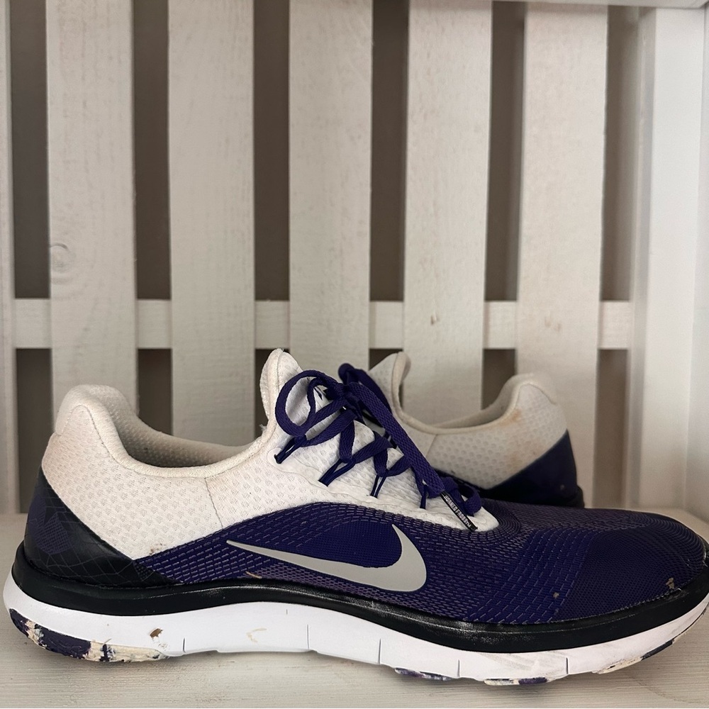 Nike Free Trainer V7 VT TCU Purple White Men’s Size 13 Athletic Shoes - Picture 6 of 13